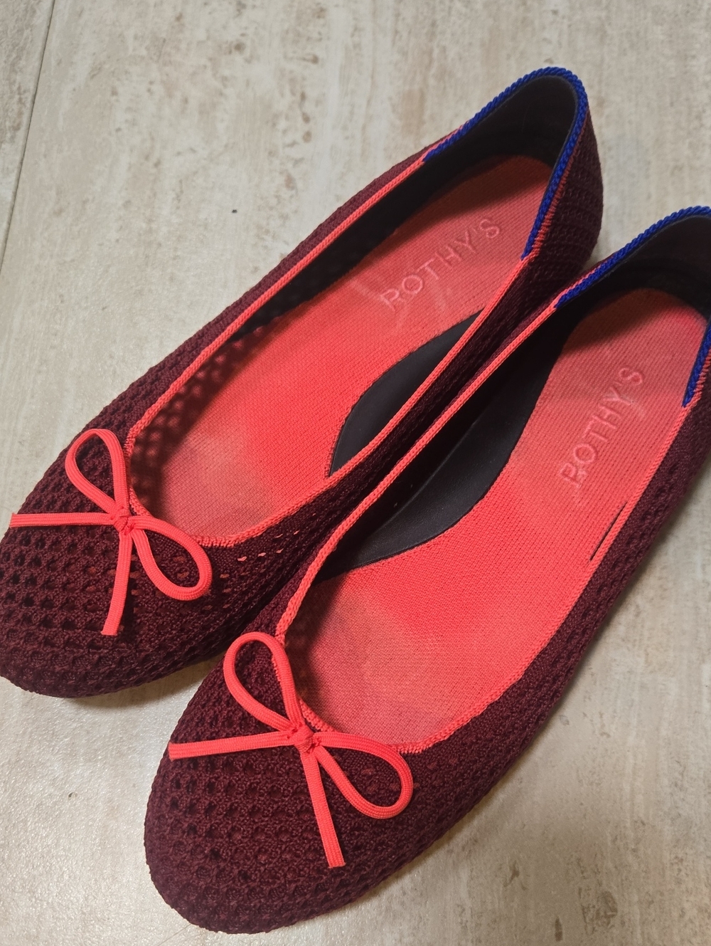 Rothy's Deep Cranberry Flats